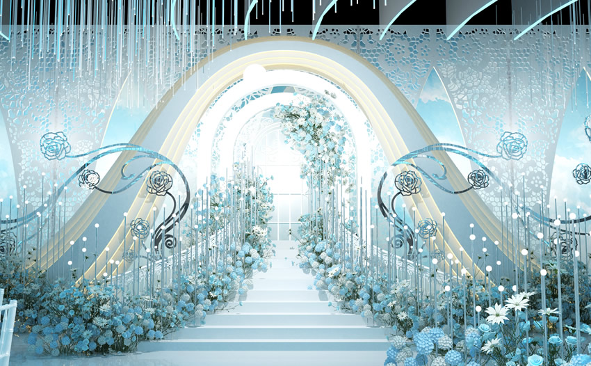 临潼釡香烙馍村水晶厅效果展示